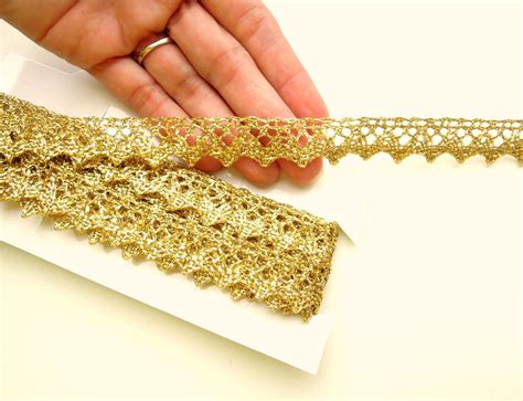 metallic gold trims for sewing